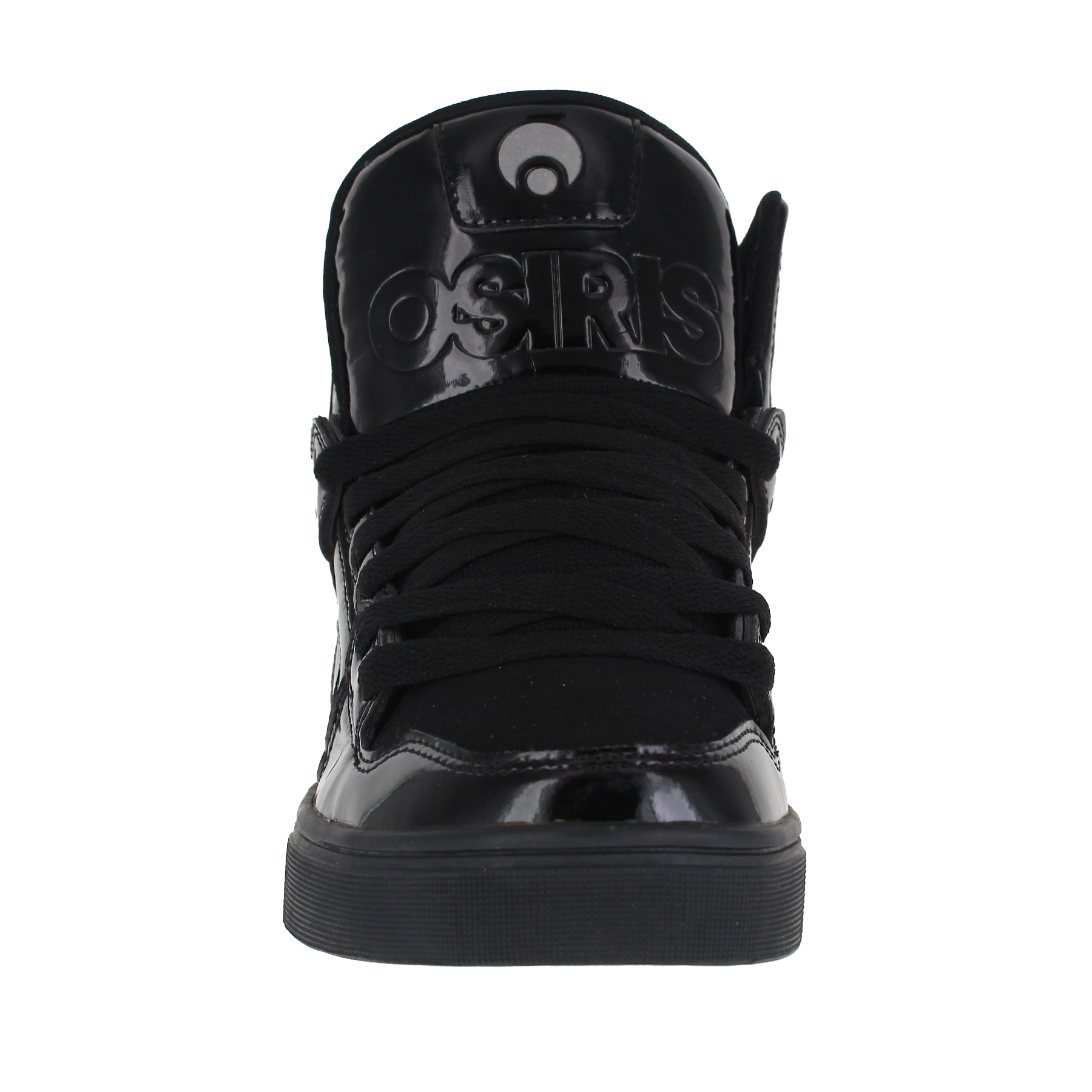 Alternative view of Clone Black/Patent/Silver